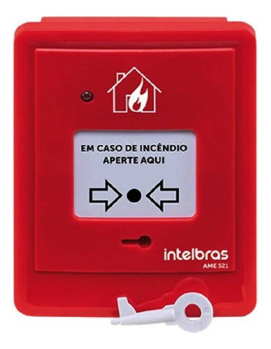 ACIONADOR MANUAL ENDERECAVEL S/ SIRENE AME 521 - Imagem 2